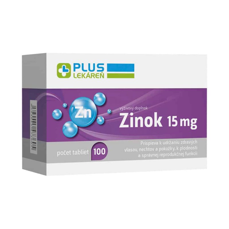 Zinok 15 mg, 100 tbl
