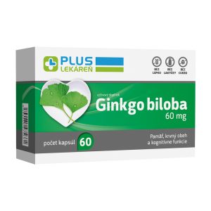Ginkgo biloba 60 mg, 60 cps