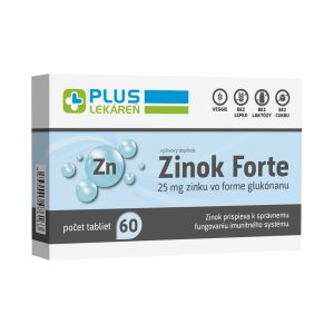 Zinok Forte 25 mg, 60 tbl