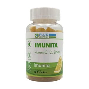 IMUNITA, vitamíny C, D a zinok, 60 ks želé