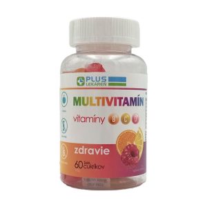 MULTIVITAMÍN, vitamíny B, C, D, 60 ks želé