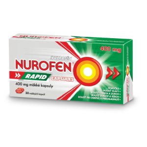 NUROFEN Rapid 400 mg Capsules, mäkké kapsuly