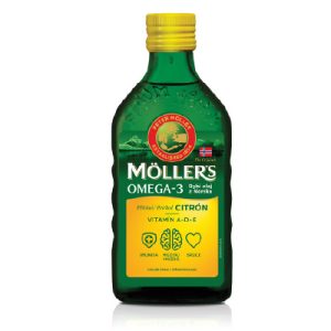 Möller's Omega 3 Rybí olej Citrón, 250 ml