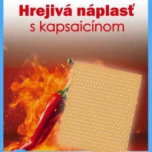 Hrejivá náplasť s kapsaicínom 12 x 18 cm, 1 ks