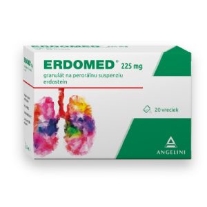 ERDOMED 225 mg, granulát na perorálnu suspenziu, 20 vreciek