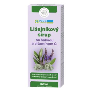 Lišajníkový sirup so šalviou a s vitamínom C, 200 ml