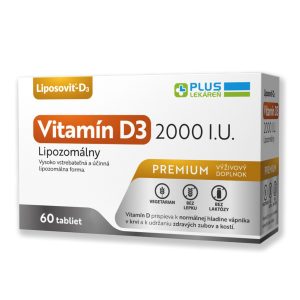 Lipozomálny Vitamín D3 2000 I.U., 60 tbl