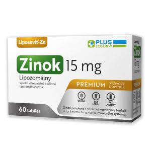 Lipozomálny Zinok 15 mg, 60 tbl