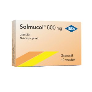 Solmucol 600 mg, 10 vreciek