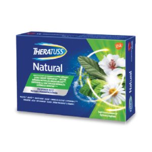 Theratuss Natural pastilky, 16 ks