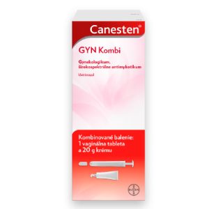 Canesten GYN Kombi, vaginálna tableta a krém 20 g