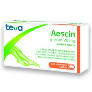 AESCIN, 20 mg obalené tablety, 120 tbl