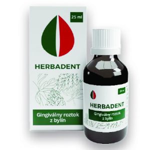 HERBADENT Gingiválny roztok z bylín, 25 ml