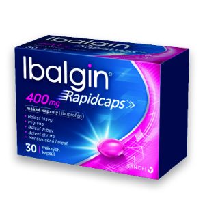 Ibalgin Rapidcaps 400 mg, 30 mäkkých kapsúl