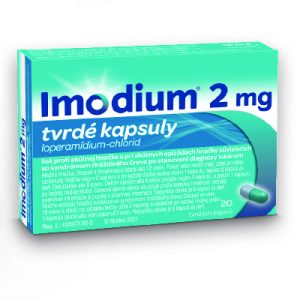 IMODIUM 2 mg tvrdé kapsuly, 20 tvrdých kapsúl