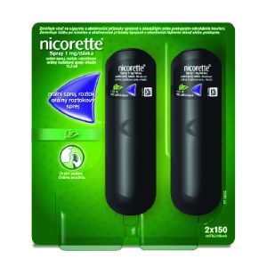 Nicorette Spray 1 mg/dávka, orálny roztokový sprej, 2× 13,2 ml