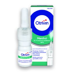 Otrivin Menthol 0,1 %, nosový roztokový sprej, 10 ml