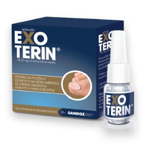 EXOTERIN 78,22 mg/ml liečivý lak nechty, 3,3 ml