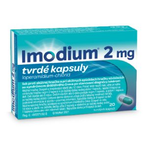 IMODIUM 2 mg tvrdé kapsuly, 20 tvrdých kapsúl