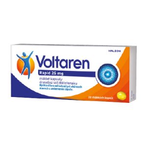 Voltaren Rapid 25 mg, 20 mäkkých kapsúl