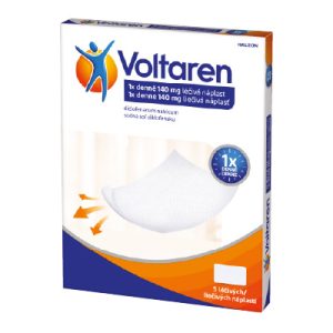 Voltaren 1x denne 140 mg liečivá náplasť, 5 ks
