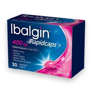 Ibalgin Rapidcaps 400 mg, 30 mäkkých kapsúl