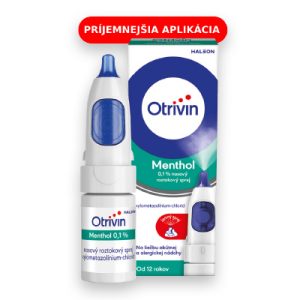 Otrivin Menthol 0,1 %, nosový roztokový sprej, 10 ml