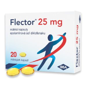 Flector 25 mg, 20 mäkkých kapsúl