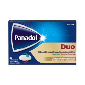 Panadol Duo, 500 mg/200 mg filmom obalené tablety, 20 tbl