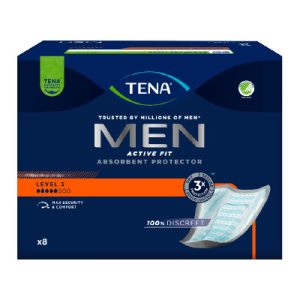 TENA Men Level 3, inkontinenčné vložky pre mužov, 8 ks