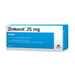 Zinkorot 25 mg, 50 tabliet