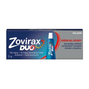 Zovirax Duo 50 mg/g + 10 mg/g dermálny krém, 2 g