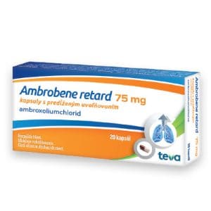 Ambrobene retard 75 mg, 20 kapsúl s predĺženým uvoľňovaním