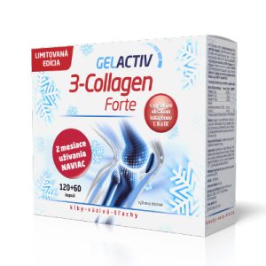 GELACTIV 3-Collagen Forte, Darčeková edícia 120 + 60 cps zadarmo