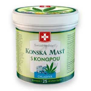 Konská masť s konopou chladivá, 250 ml