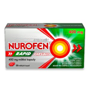 NUROFEN Rapid 400 mg Capsules, 30 mäkkých kapsúl