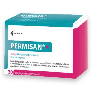 PERMISAN 182 mg mäkké gastrorezistentné kapsuly, 30 cps