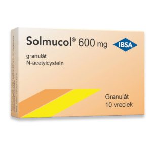 Solmucol 600 mg granulát, 10 vreciek
