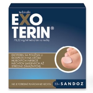 EXOTERIN 78,22 mg/ml liečivý lak na nechty, 3,3 ml