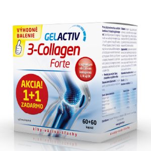 GelActiv 3-Collagen Forte, 60 + 60 cps