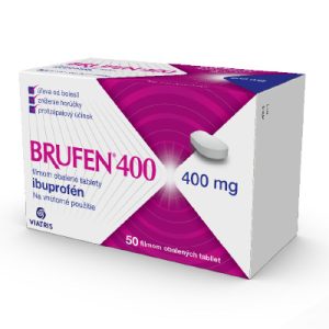 BRUFEN 400 mg, filmom obalené tablety, 50 tbl