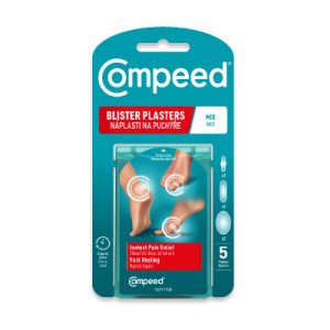 Compeed Náplasť na pľuzgiere MIX, rôzne veľkosti, 5 ks