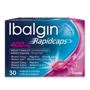 Ibalgin Rapidcaps 400 mg, 30 mäkkých kapsúl