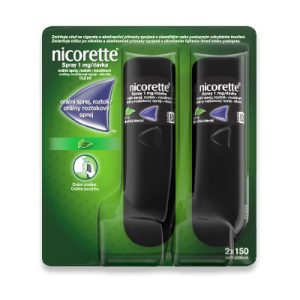 Nicorette Spray 1 mg/dávka, orálny roztokový sprej, 2× 13,2 ml