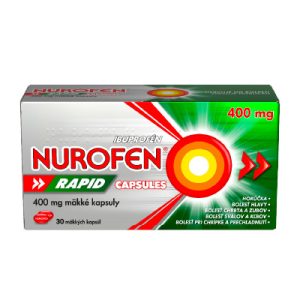 NUROFEN Rapid 400 mg Capsules, 30 mäkkých kapsúl