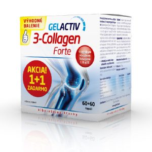 GelActiv 3-Collagen Forte, 60 + 60 cps