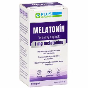 Melatonín 1 mg, 60 kapsúl