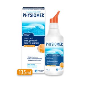 PHYSIOMER nosový sprej hypertonický, 135 ml