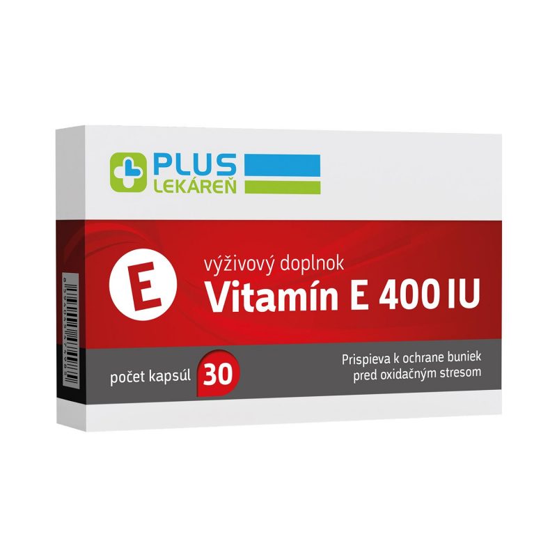 Vitamín E 400 IU, 30 cps
