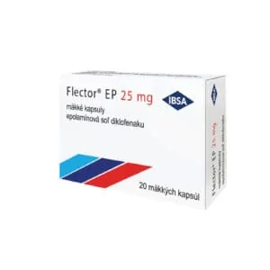 Flector EP 25 mg, mäkké kapsuly 20 ks Flector EP 25 mg, mäkké kapsuly 20 ks